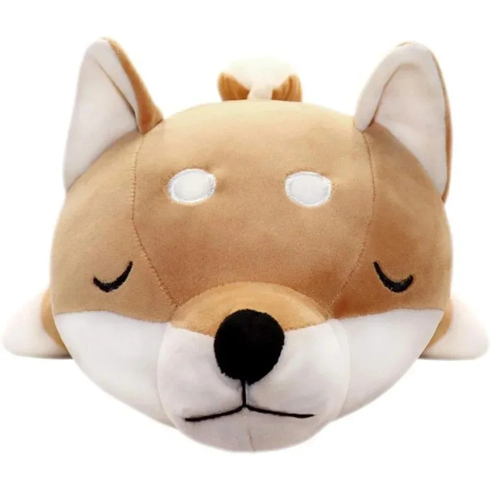 30'' Shiba Inu Plush Stuffed Animal  Sleeping Dog Toy for Kids - Picture 4 of 7